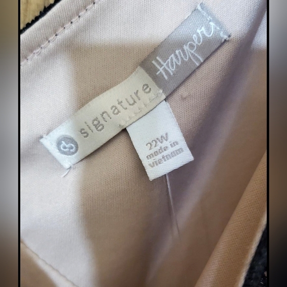 NWT Size 22 Black Lace Midi Length Dress from Dressbarn - Picture 5 of 7